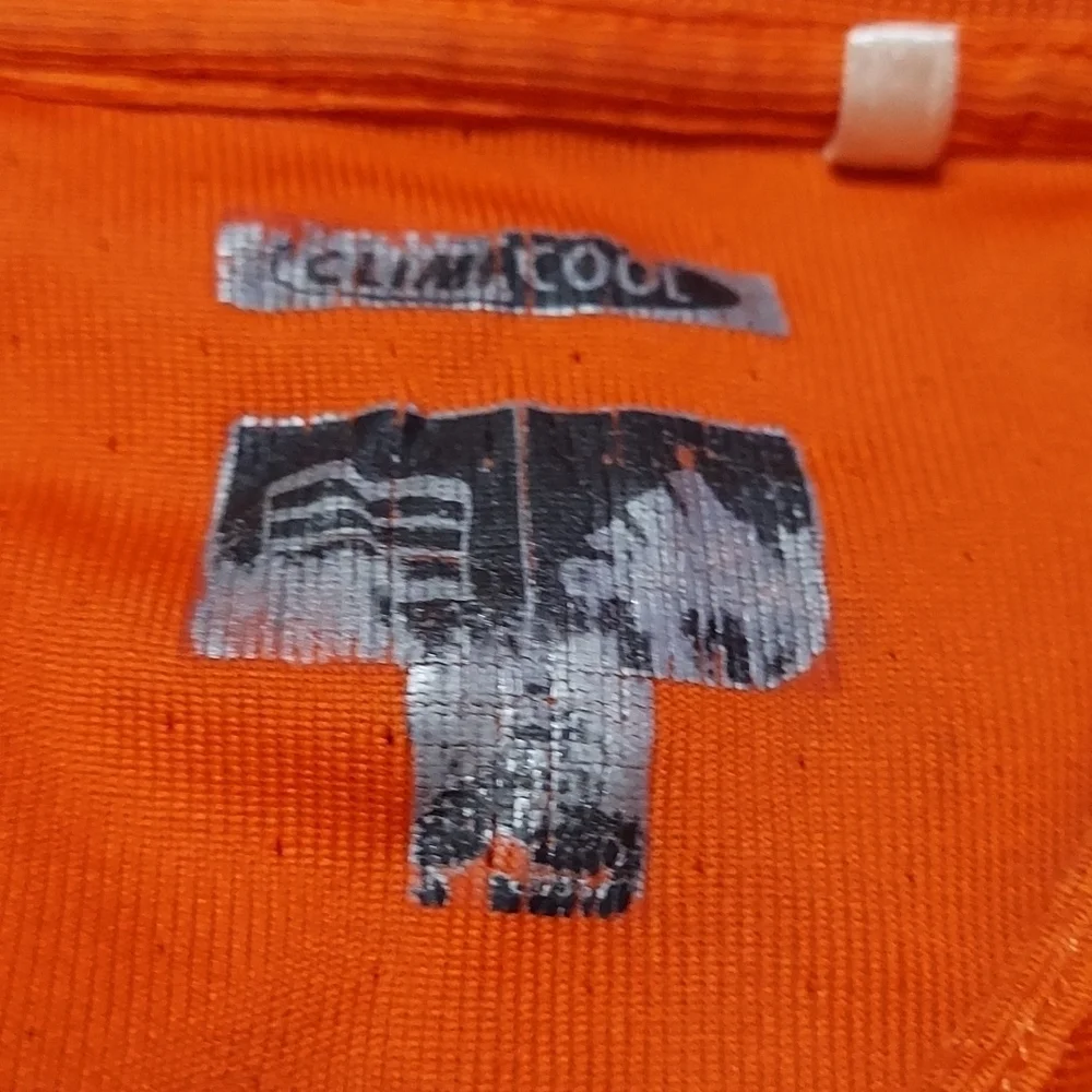 Adidas Orange Climate Cool Polo Size M